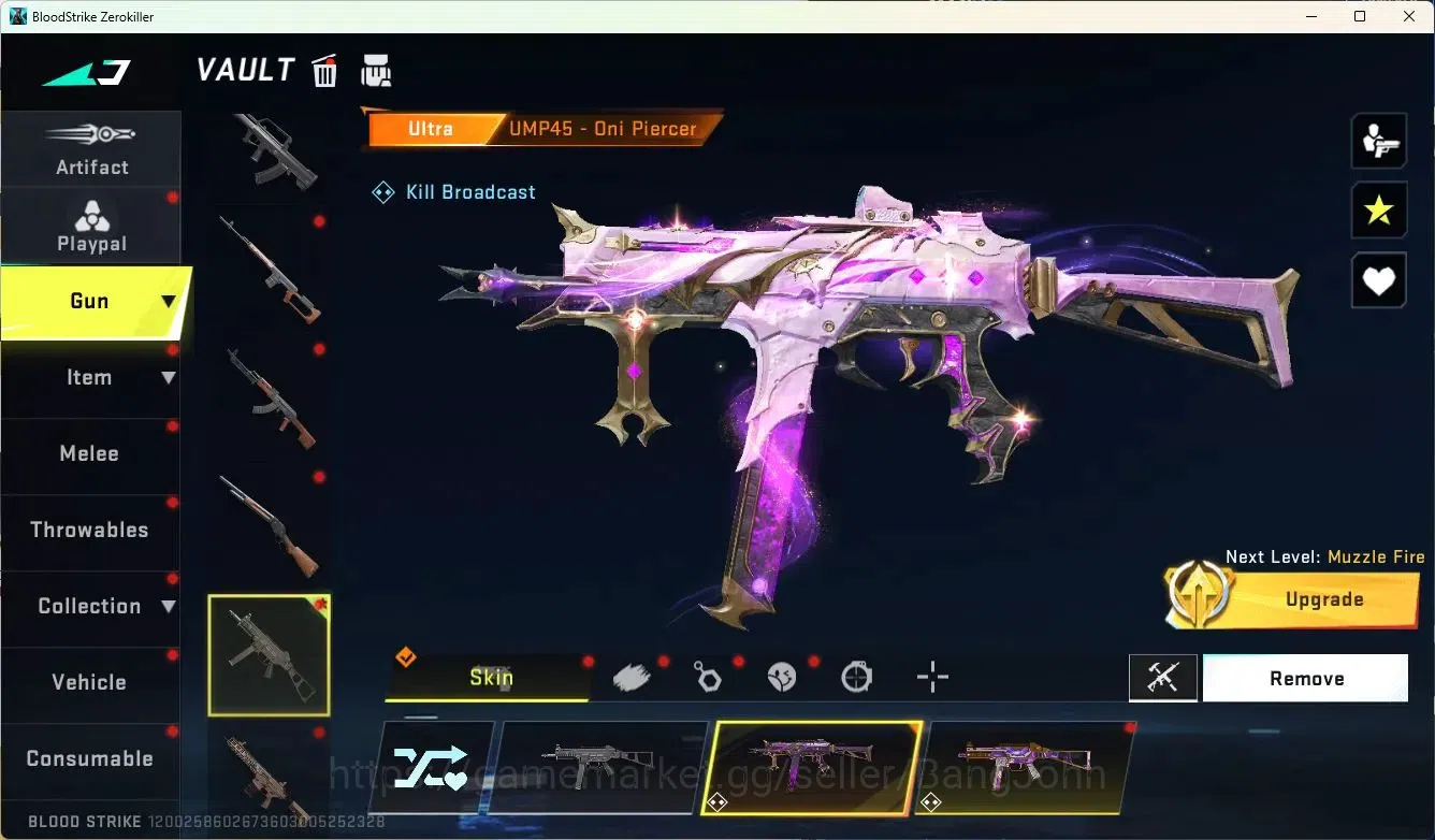 Blood Strike Accounts ASIA | Eternal ZERO Odashadow | 4 Ultra Char+Gun S image 7