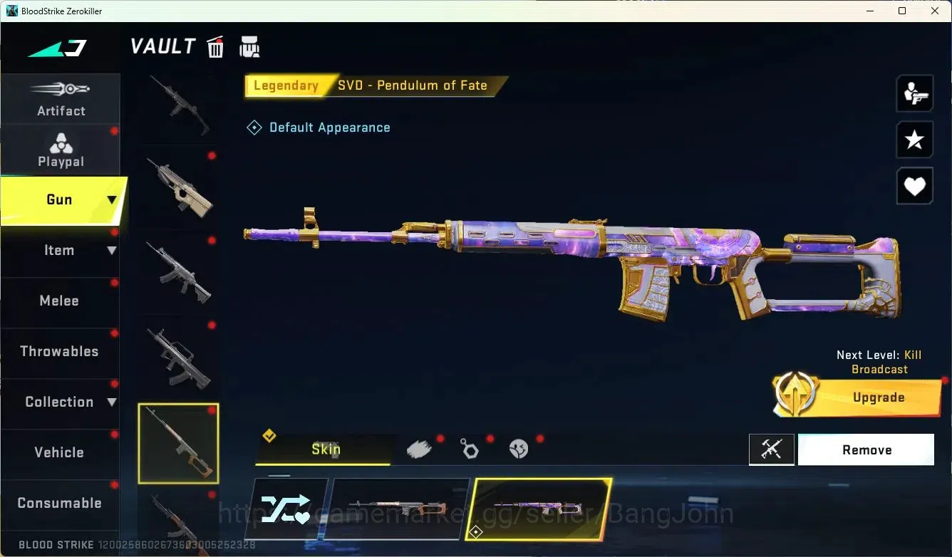 Blood Strike Accounts ASIA | Eternal ZERO Odashadow | 4 Ultra Char+Gun S image 8