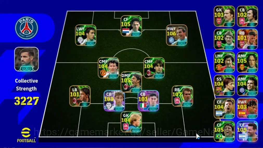 eFootball Accounts Legends & Iconic Players Android|30 Epic Philipp Lahm,Marco van Basten,Carlos Teves,Kaka,Bryan Robson,Rui 1