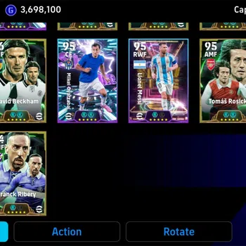 eFootball Accounts Legends & Iconic Players Mobile |PW 3206|Bigtime Kvaratskhelia|Epic Eto'o,Rooney,Xavi,Ronaldinho Etc|SHW