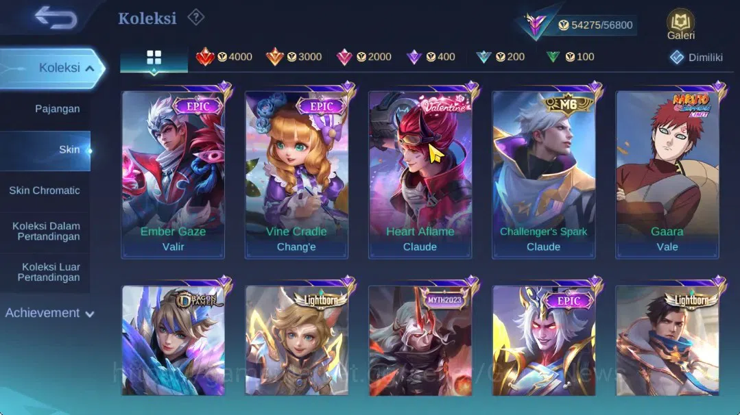 Mobile Legends: Bang Bang Accounts Hero 129|Skin 228|High Immo 101|Prime Claude,Lbox( image 12