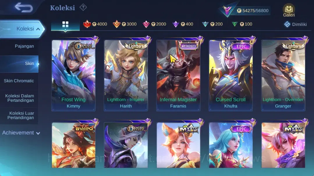 Mobile Legends: Bang Bang Accounts Hero 129|Skin 228|High Immo 101|Prime Claude,Lbox( image 13