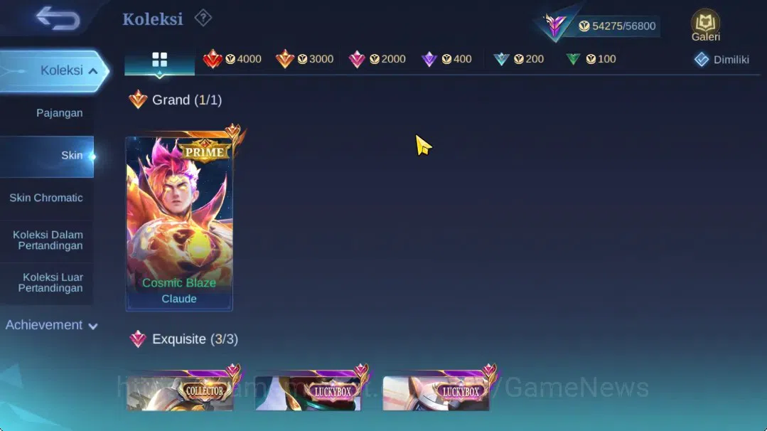 Mobile Legends: Bang Bang Accounts Hero 129|Skin 228|High Immo 101|Prime Claude,Lbox( image 6
