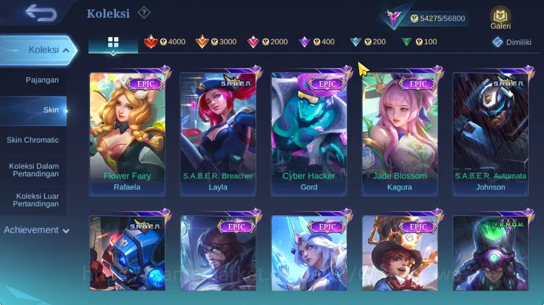 Mobile Legends: Bang Bang Accounts Hero 129|Skin 228|High Immo 101|Prime Claude,Lbox( image 9