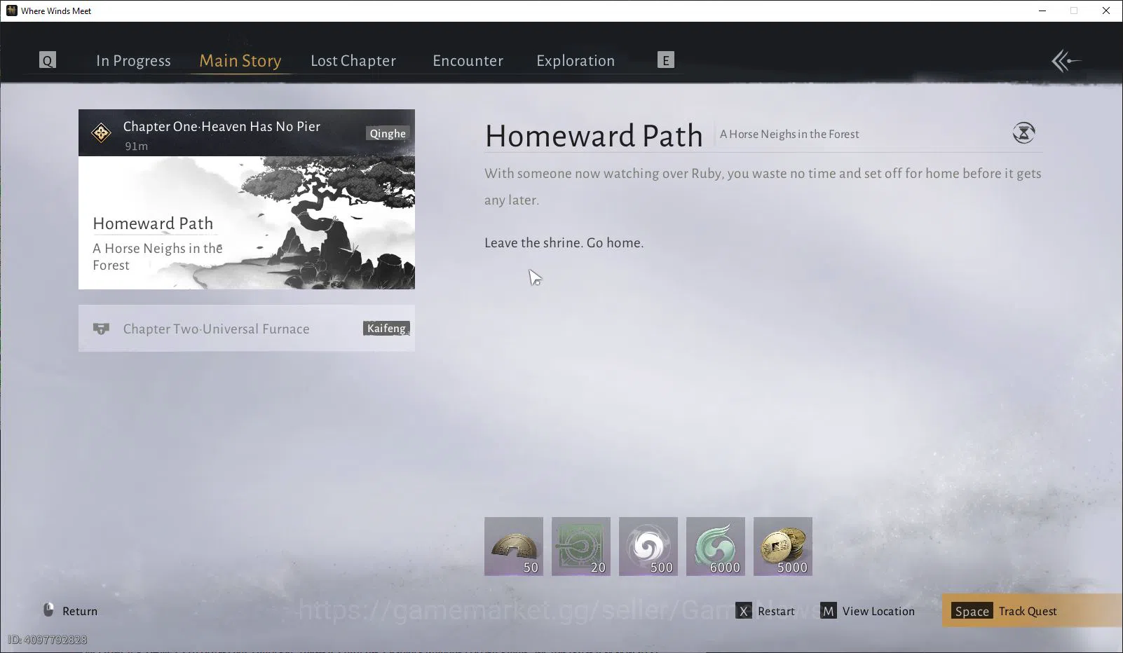 Where Winds Meet Accounts GLOBAL|Lv 5|GS 3682|Starter Harmonic core|Nameless image 11