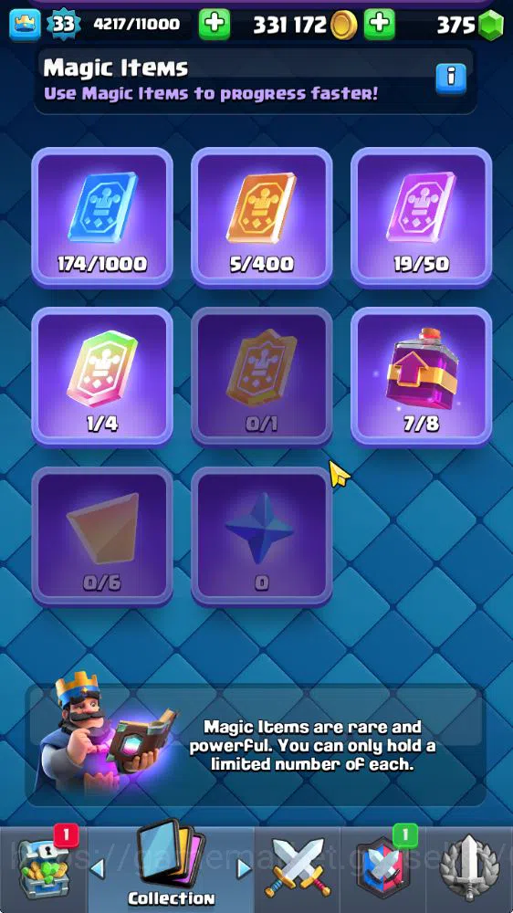 Clash Royale Accounts Lv 33|Trophy 6627|KTL 11|Limited Skin|Card 116| 1  image 6