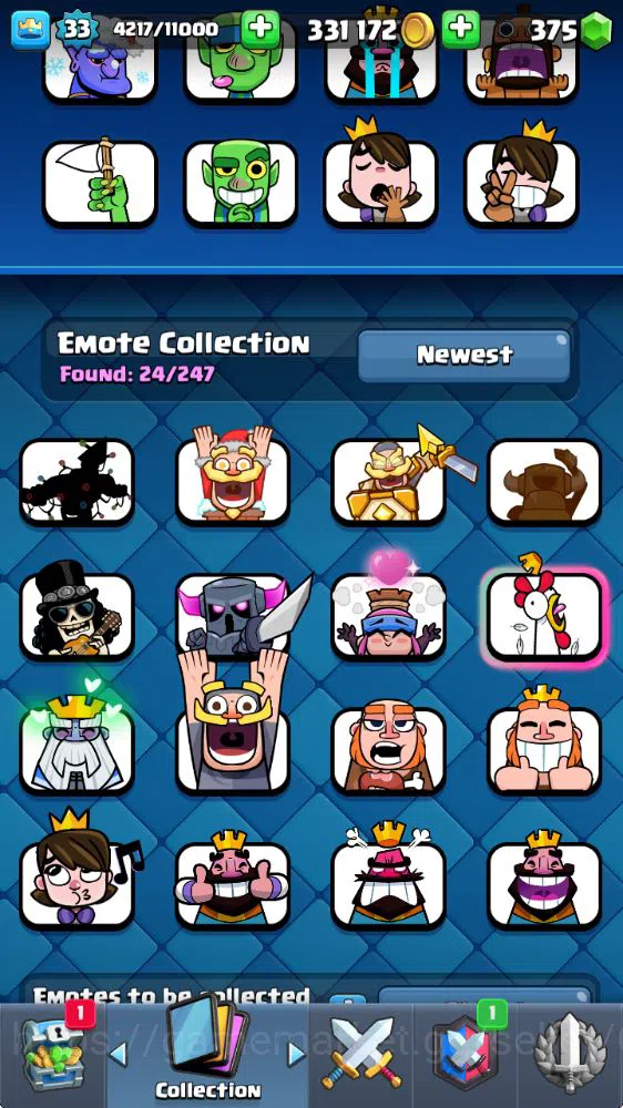 Clash Royale Accounts Lv 33|Trophy 6627|KTL 11|Limited Skin|Card 116| 1  image 7