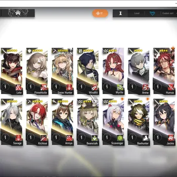 Arknights Accounts Starter Global|Starter Lv 1|58 Operator| 1 Limited SilverAsh the Reignfrost |1 Top OP Selector