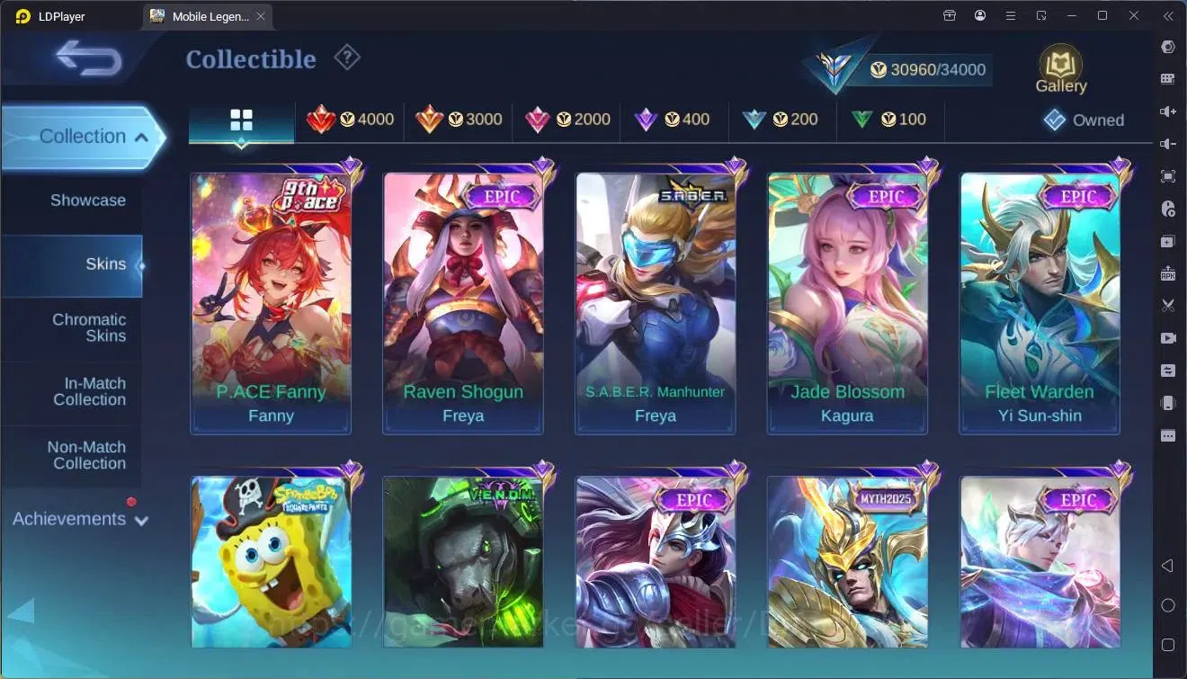 Mobile Legends: Bang Bang Accounts Global|Hero 108|Skin 160|Expert|CC Natalia|Spongeb image 11