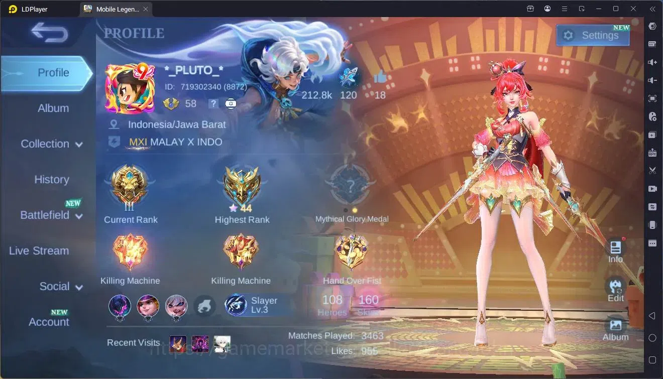 Mobile Legends: Bang Bang Accounts Global|Hero 108|Skin 160|Expert|CC Natalia|Spongeb image 20