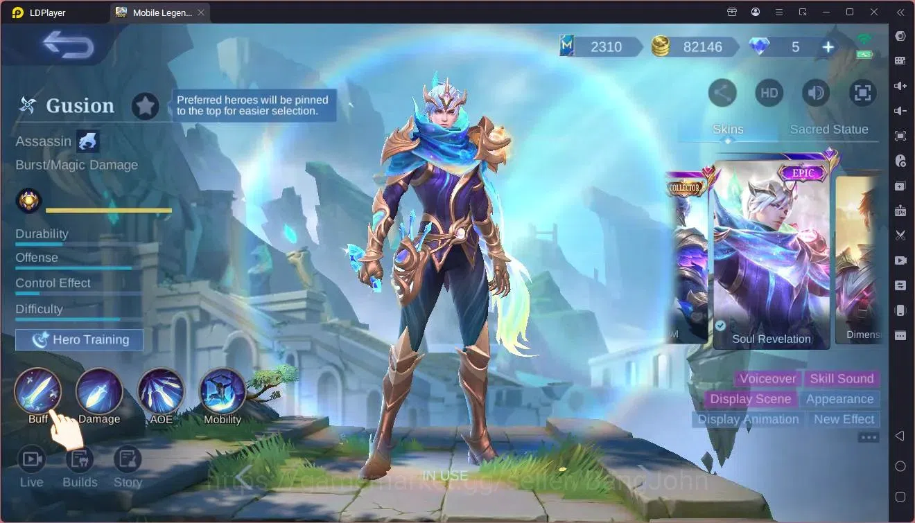 Mobile Legends: Bang Bang Accounts Global|Hero 108|Skin 160|Expert|CC Natalia|Spongeb image 3