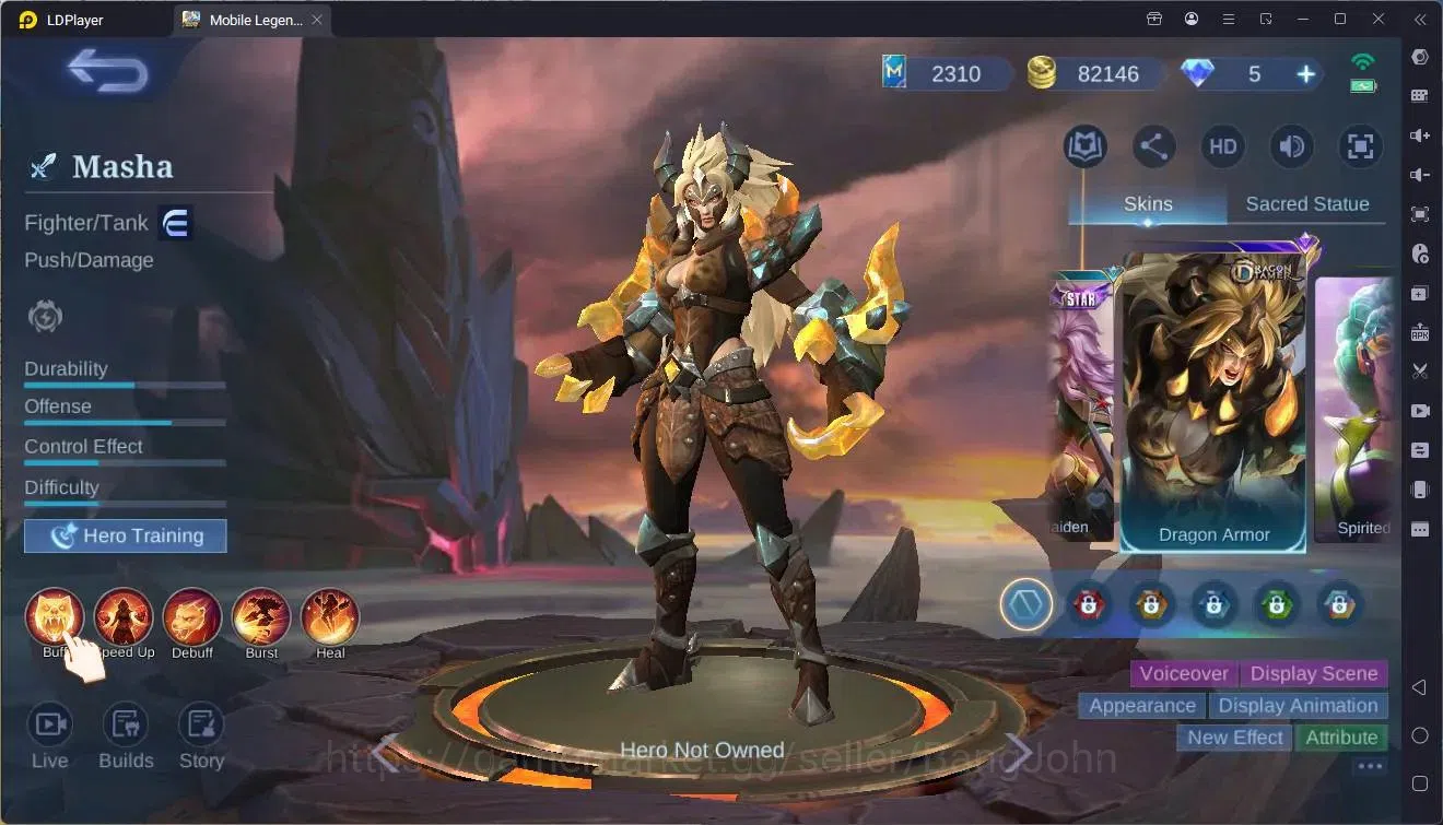 Mobile Legends: Bang Bang Accounts Global|Hero 108|Skin 160|Expert|CC Natalia|Spongeb image 4