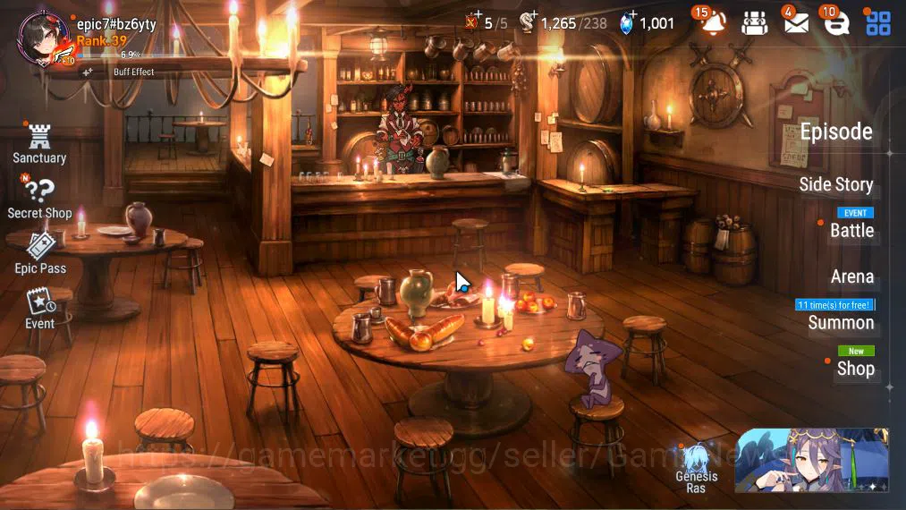 Epic Seven Mid-Tier GLOBAL Unverif|4 ML(F Cecilia,L Cermia,Straze,S Te image 1