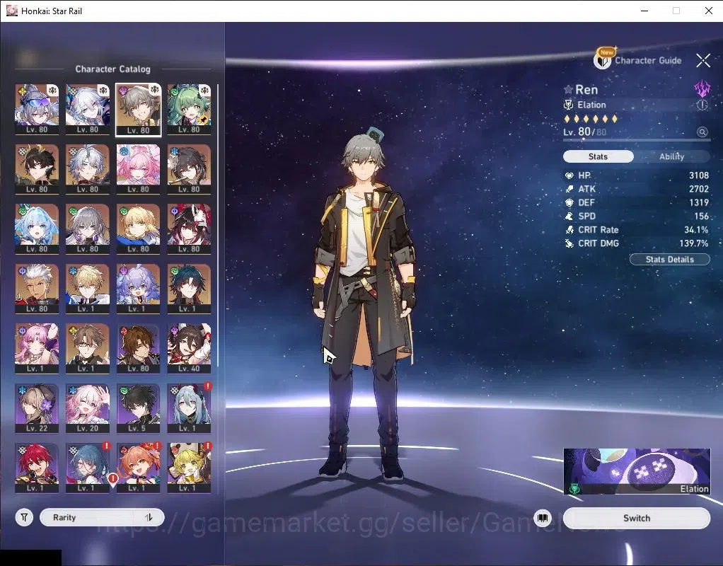 Honkai Star Rail Accounts Asia|TL 70|13 Limited|[SW 999 E1,Saber,Archer]+Sig image 4