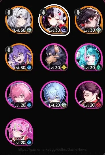 Neverness to Everness Accounts GLOBAL SEA|HL 15|TL 1|Lacrimosa,Hotori,Fadia|Tomat image 2