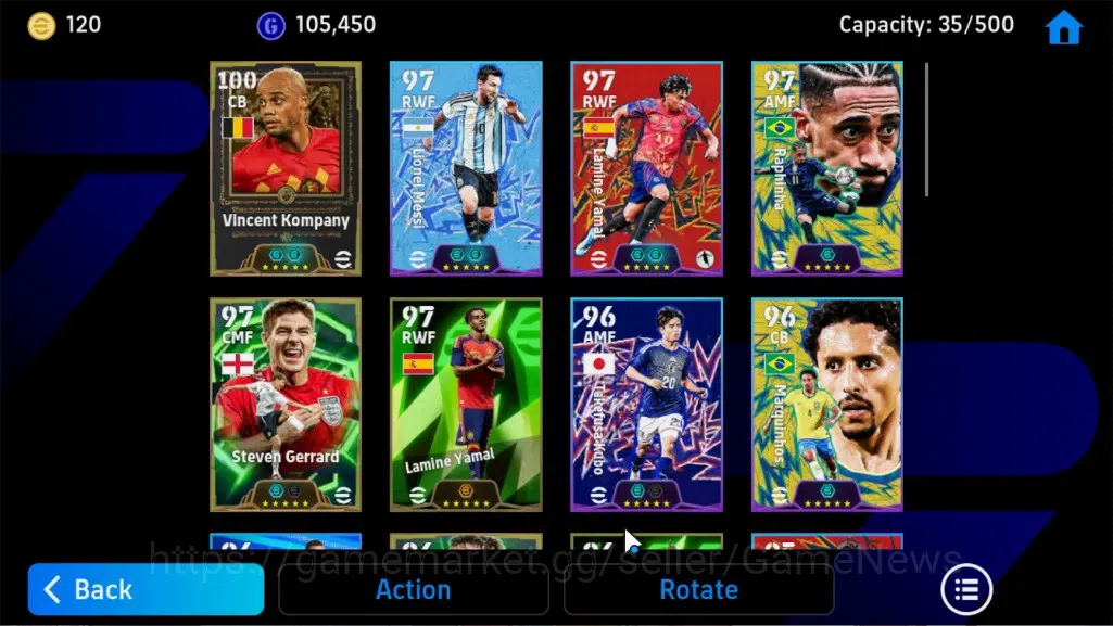 eFootball Accounts Android|Epic Vincent Kompany,Steven Gerrard,Andriy image 4