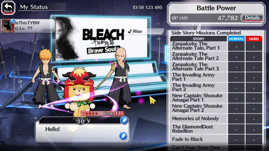 Bleach: Brave Souls Accounts [GLOBAL]6K Orbs+Fresh All Story|Ikkaku TYBW26,Kon  image 4