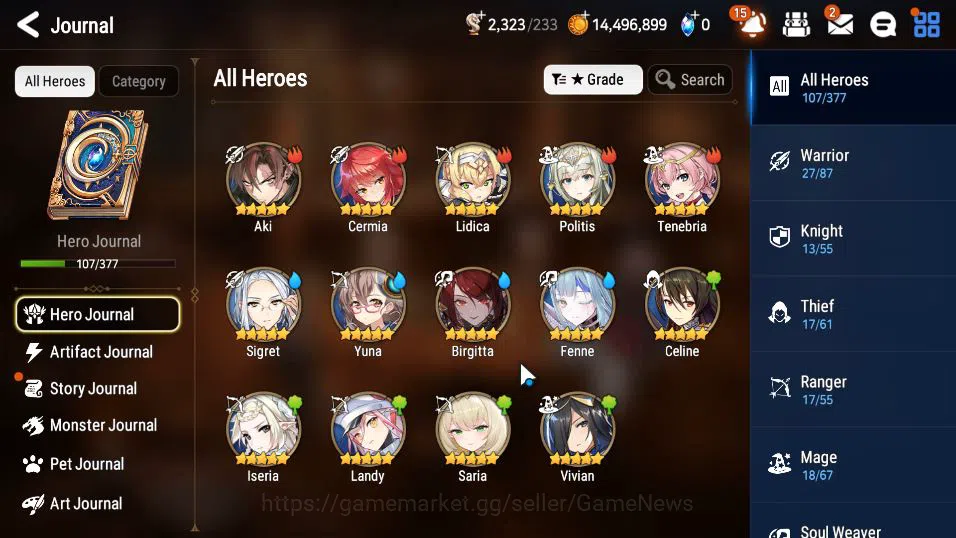 Epic Seven Accounts GLOBAL Unverif|New Era|5 ML(BM Haste,EW Ludwig,A L image 14