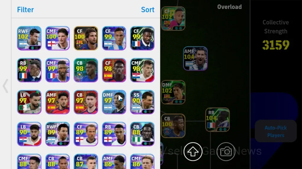 eFootball アカウント チームパワー3219 選手多数 Buy eFootball Accounts - Android | Power 3159 | 6 Epic