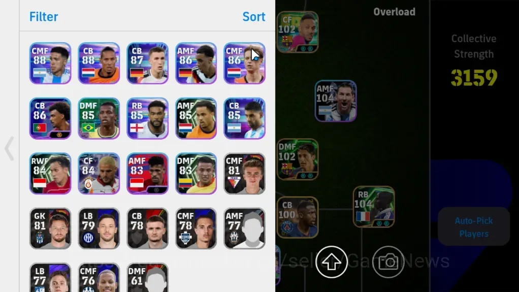 eFootball アカウント チームパワー3219 選手多数 Buy eFootball Accounts - Android | Power 3159 | 6 Epic