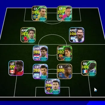 eFootball Accounts High-End Android|Power 3159|6 Epic Ibrahimovic,Lilian Thuram,Edmilson|7 Show Time Joan Garcia,Lionel