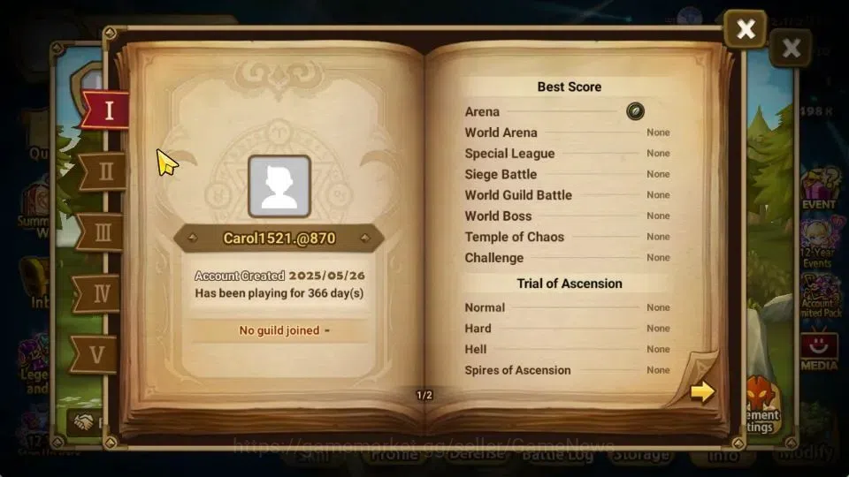 Summoners War: Sky Arena Accounts ASIA|Lv 26|Ready Gacha|103 12 YSC + 160 11 YSC + 3 image 3