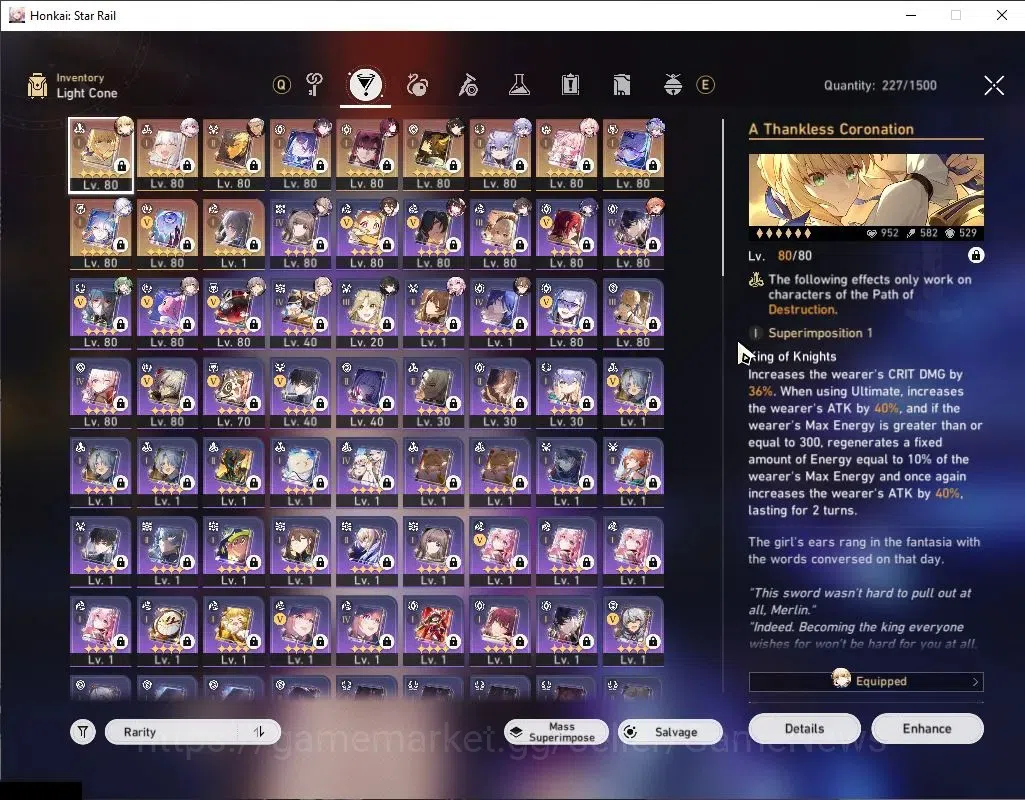 Honkai Star Rail Accounts Asia|TL 70|Hypercarry Team|11 Limited|(SW999,Yao G image 5