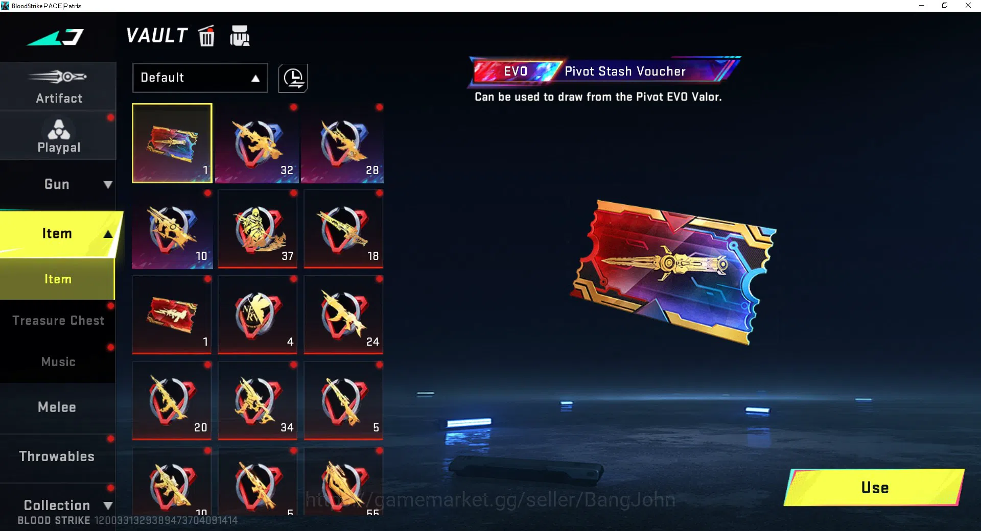 Blood Strike Accounts ASIA | 7 Eternal MP5+AK47+P90+UZI+UMP45+, Collab K image 14