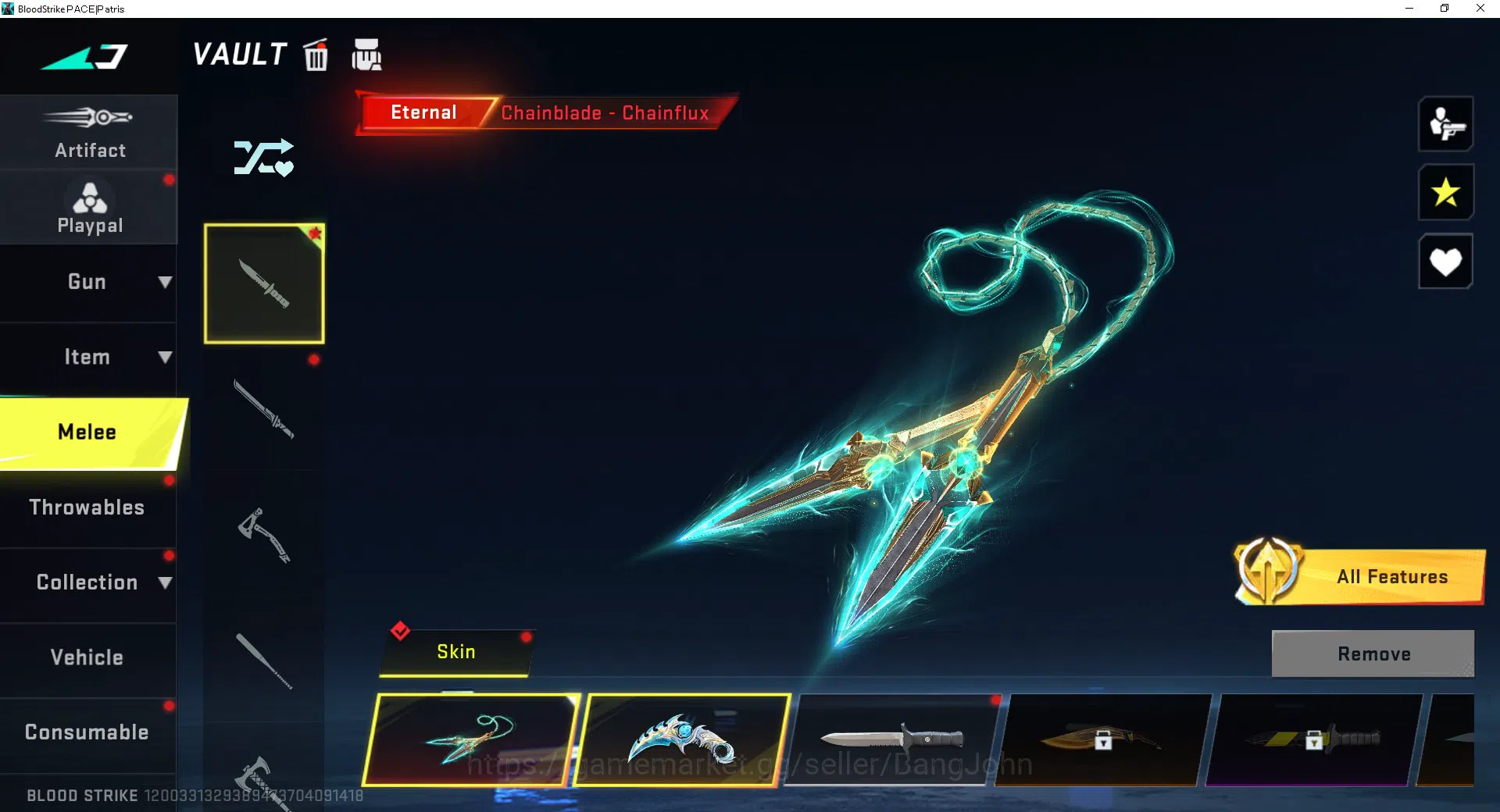 Blood Strike Accounts ASIA | 7 Eternal MP5+AK47+P90+UZI+UMP45+, Collab K image 9