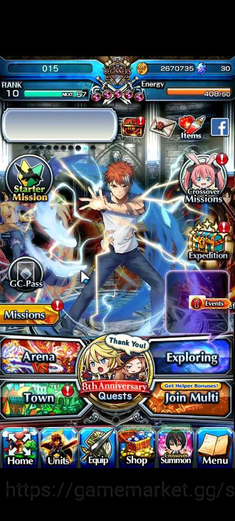 Grand Summoners Accounts Global|Rank 10|10 Ascend+2 TW|(Emiya,M Tomoe)+TW,S image 1