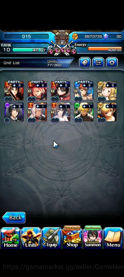 Grand Summoners Accounts Global|Rank 10|10 Ascend+2 TW|(Emiya,M Tomoe)+TW,S image 10