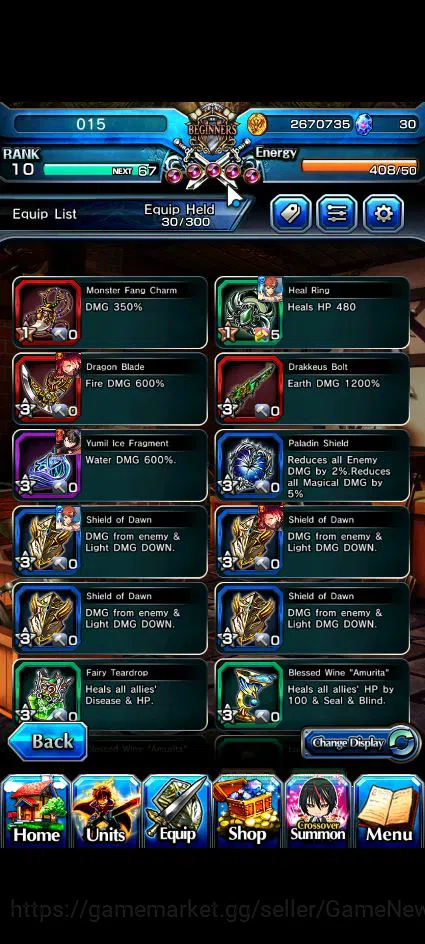 Grand Summoners Accounts Global|Rank 10|10 Ascend+2 TW|(Emiya,M Tomoe)+TW,S image 7