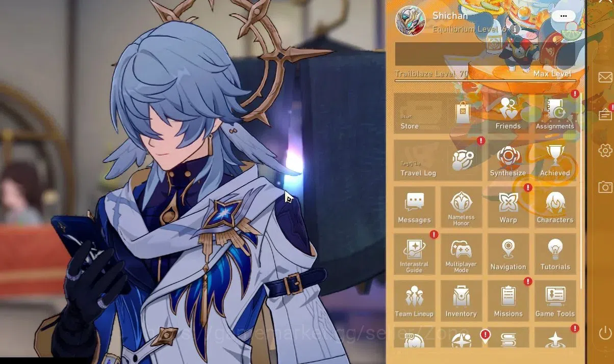 Honkai Star Rail Accounts Others ASIA|TL 70|33 Limit|Prem Himeko Nova+Casto|(Himeko Nova,Casto,Acheron,Jingliu,Yao 1