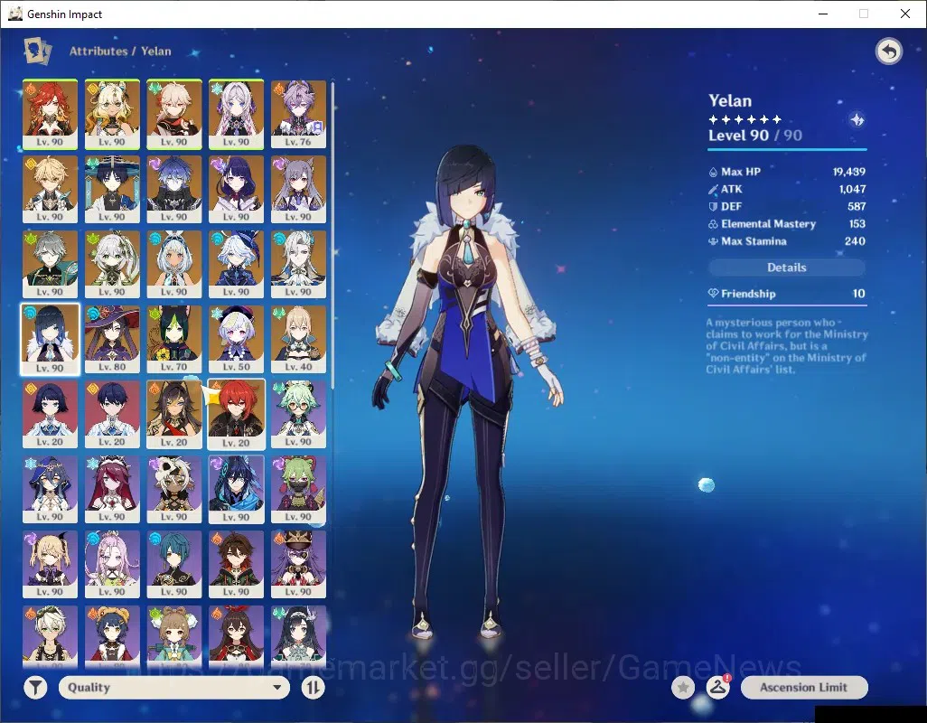 Genshin Impact Accounts ASIA|AR60|14Limited+10(*5Weap)|[FlinsC1,Mavu,Neuvi image 16