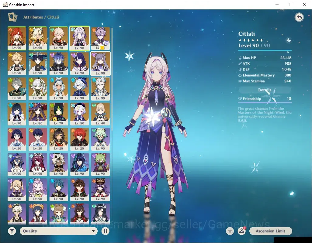 Genshin Impact Accounts ASIA|AR60|14Limited+10(*5Weap)|[FlinsC1,Mavu,Neuvi image 6