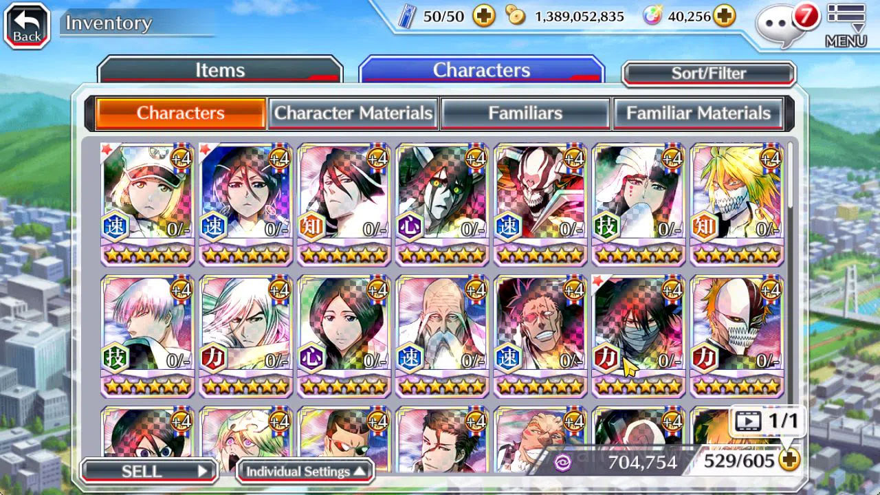 Bleach: Brave Souls Accounts [GLOBAL]40K Orb|LilTotto TYBW26,Rukia 10th Anniv,S image 12
