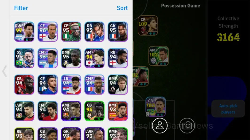 eFootball Accounts Android|BigTime Ibrahimovic,Epic S.Gerrard,Frank R image 2