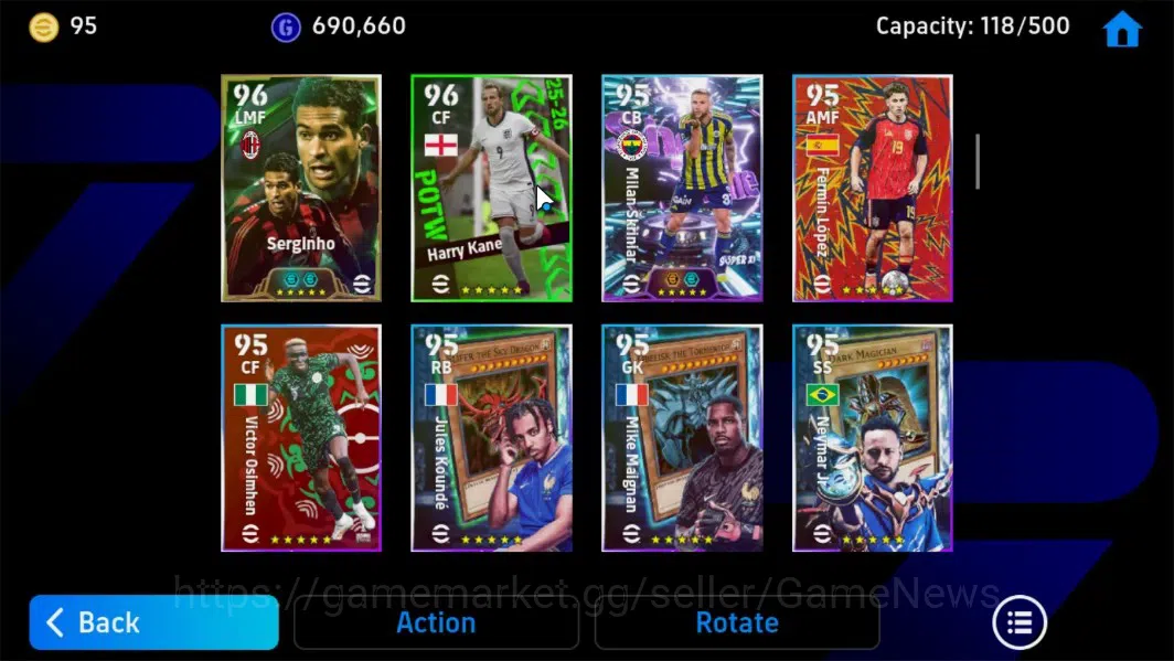 eFootball Accounts Android|BigTime Ibrahimovic,Epic S.Gerrard,Frank R image 7