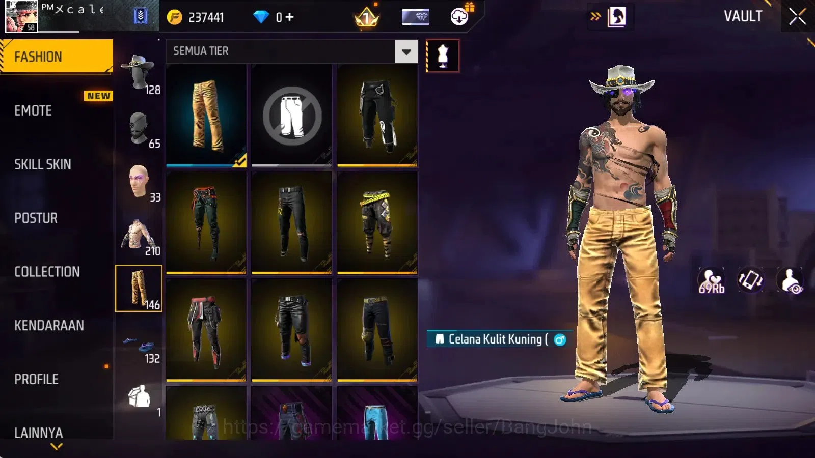 Free Fire Accounts Indonesia|Vault 210|M1887-Sterling Conqueror&Mamba image 12