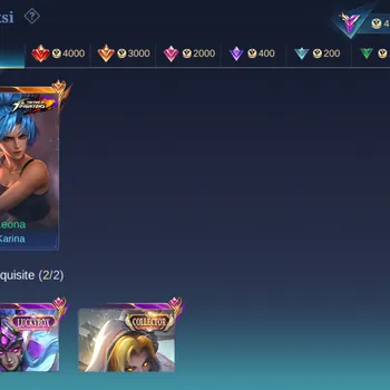 Mobile Legends: Bang Bang Accounts Others Hero 131 Skin 237 | KOF Karina | Luckybox Karina | CC natalia | Dtamer Kimmy