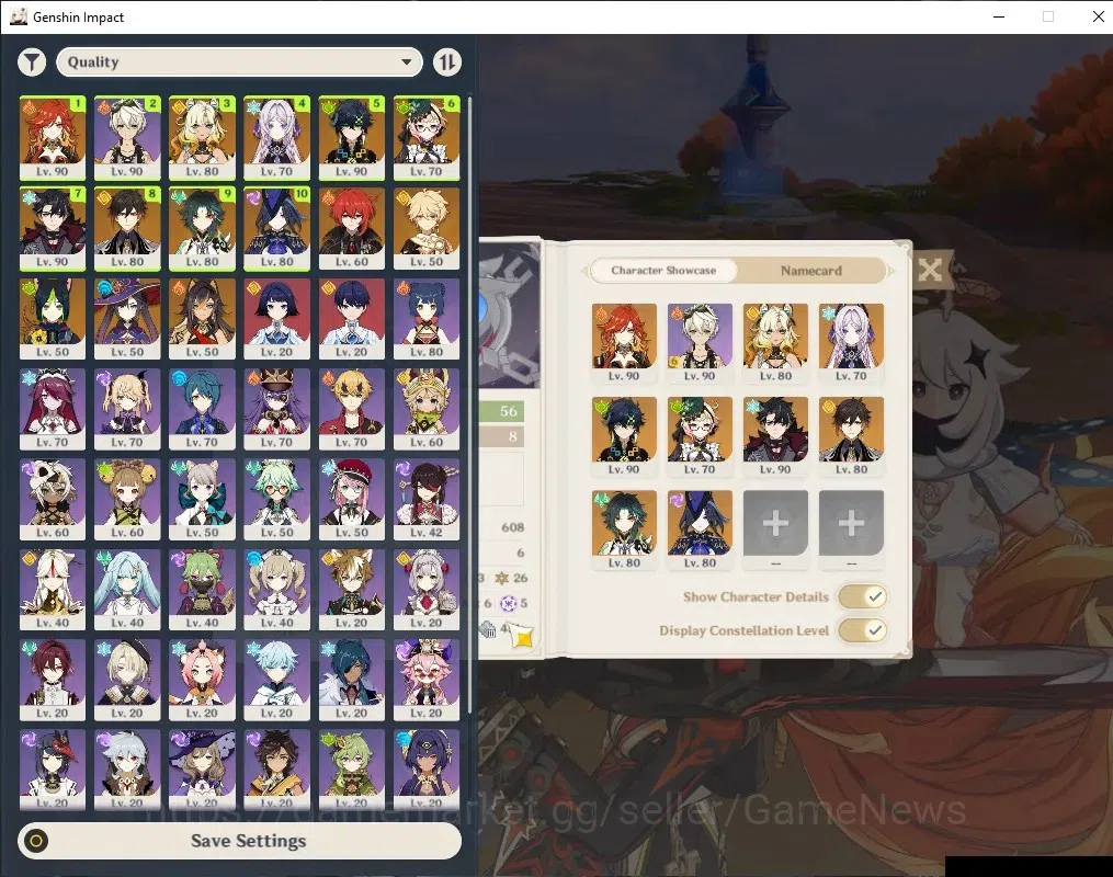 Genshin Impact Accounts Others Asia|AR 56|Mavuika C1 Prem Team|9 Limited+3 1