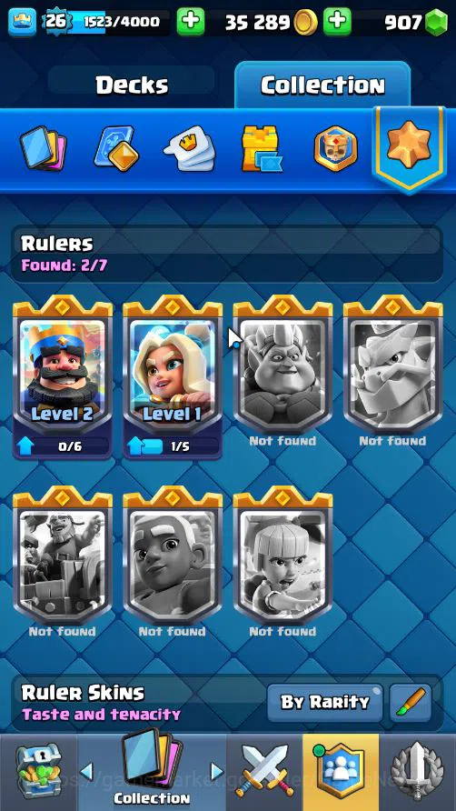 Clash Royale Accounts Lv 26|Trophy 2962|KTL 10|Limited Skin|Card 60|1 HE image 15