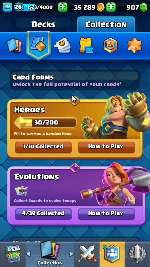 Clash Royale Accounts Lv 26|Trophy 2962|KTL 10|Limited Skin|Card 60|1 HE image 5