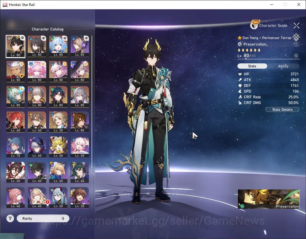 Honkai Star Rail Accounts Mid Game Asia|TL 66|7 Limited|Anaxa+Sign,TheHerta+Sign,Cyrene,Evernight,Cerydra,RuanMei 2