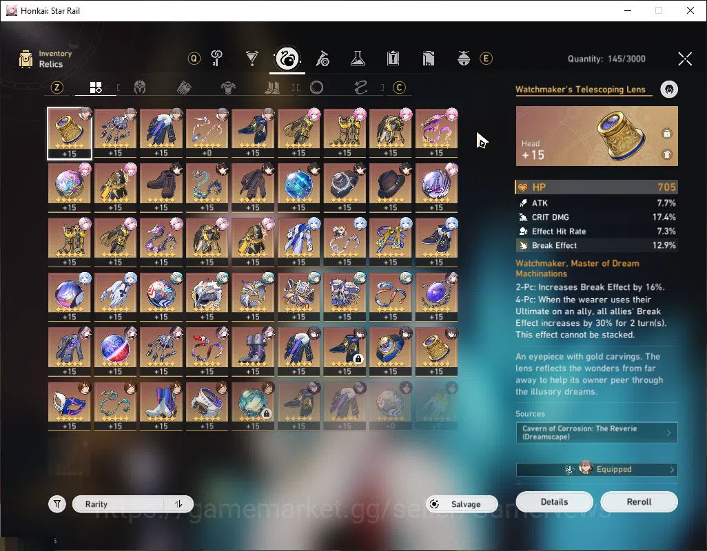 Honkai Star Rail Accounts Mid Game Asia|TL 66|7 Limited|Anaxa+Sign,TheHerta+Sign,Cyrene,Evernight,Cerydra,RuanMei 8