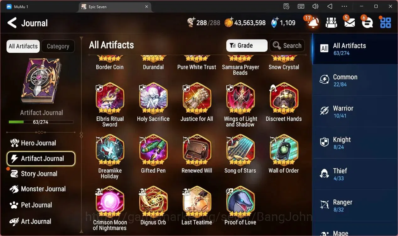 Epic Seven Accounts Global Unverif |15 ML(B Arunka,E Ilynav,NM Luna,Rn image 9