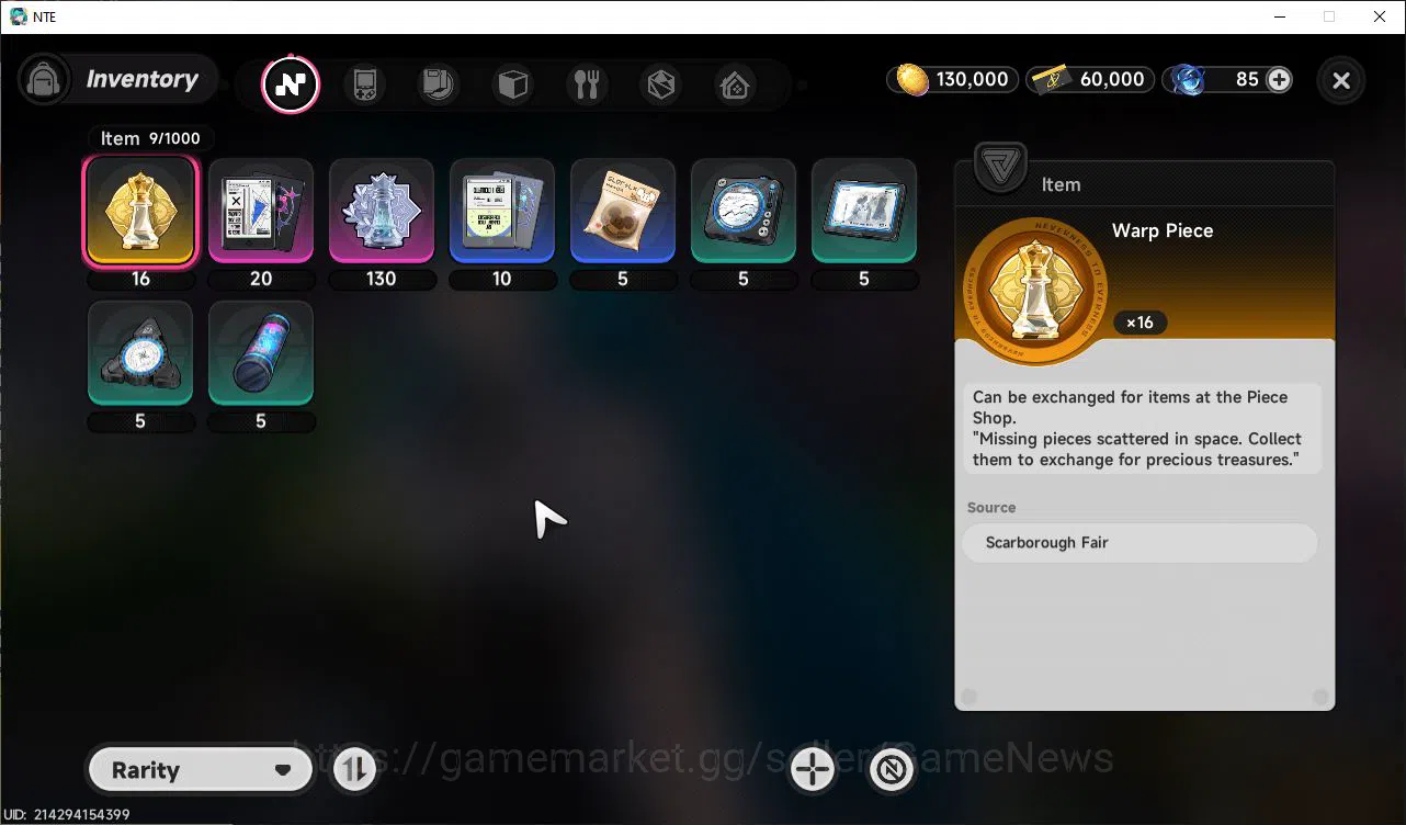 Neverness to Everness Accounts GLOBAL EU |HL 3| 1 SSR Limited Nanally Awaken 1 |5 image 6