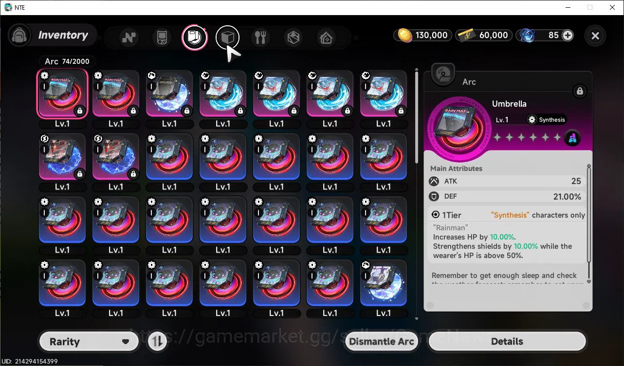 Neverness to Everness Accounts GLOBAL EU |HL 3| 1 SSR Limited Nanally Awaken 1 |5 image 7