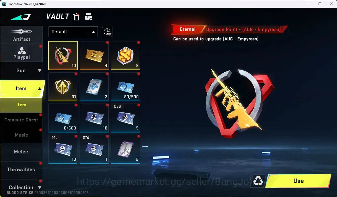 Blood Strike Accounts ASIA | Eternal AUG - Empyrean | Legendary HK416 -  image 4