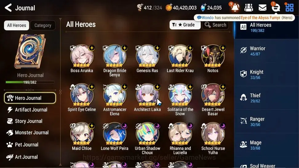 Epic Seven Accounts Global|UnVerif|19 ML(SN Yulha,Notos,Rhianna&Luciel image 4
